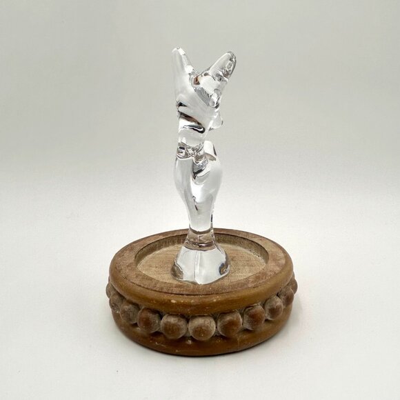 Vintage Daum France Crystal Doe Deer Figurine - Picture 4 of 8